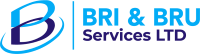 bri and bru logo identity